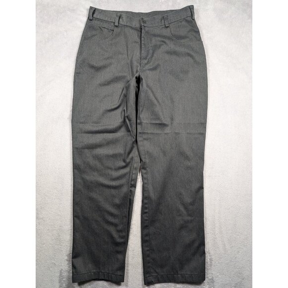 Nike Golf Pants Mens Medium 34x34 Charcoal Straight Leg Golf Casual Athletic - Picture 1 of 7